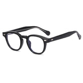 Jason Vintage Round Glasses Frame Round Frames Southood Black silver